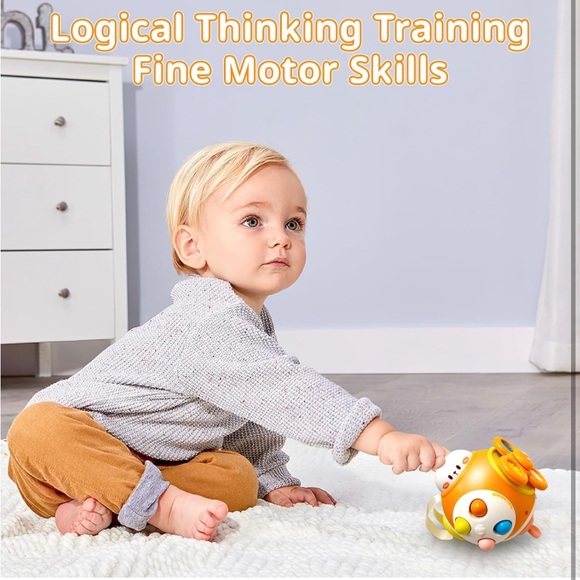 Rabbit🐇Busy Cube 4 Kids🧒🏻Promoting Sensory Learning Engaging Travel🧭Toy - Picture 8 of 11